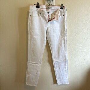 Lucky White Jeans with Red Stitching - Size 29/10 NWOT